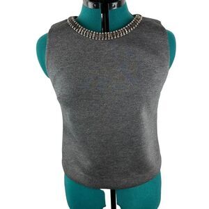 NWT Cynthia Rowley crystal neck top - size S